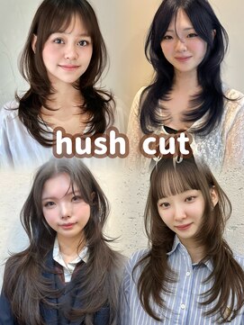 ライン(LINE) 韓国風/レイヤー/前髪カット/オリーブ/透明感/ハッシュカット