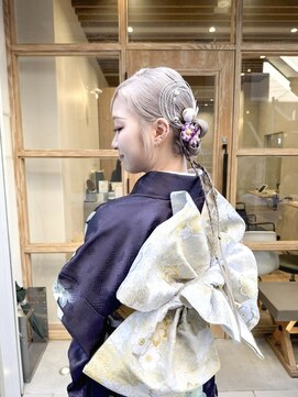 オニキス(ONYX) H17韓国ヘアーブロンドミルクティーカラーハイトーンカラー