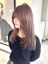 ヴィア 京都烏丸(Via)&nbsp;ピンクベージュ/ペールピンクベージュ/顔周りレイヤー/レイヤー