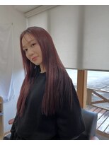 ヘアーガーデン シュシュ(hair garden chou chou)&nbsp;ブリーチ無しほっこりピンク