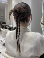 エクララ(eclala)&nbsp;人気リボンカチモリヘア お呼ばれ 結婚式 二次会