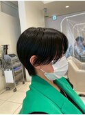 30代40代大人可愛い丸みショートボブ似合わせ小顔カット摂津本山