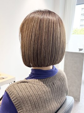 ストフ(stof) ショートボブ/前下がりボブ/ハイライト