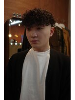 エディ(Edy)&nbsp;メンズスペインカールマッシュ刈り上げケアパーマ眉毛カット岡山