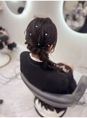 サイド編みおろし