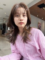 ケーツー エソラ池袋店(K-two)&nbsp;ロングレイヤー*くびれ巻き*シースルーバング*顔周りカット