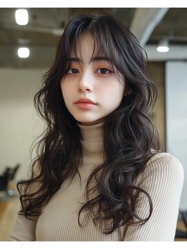 ノラ シブヤ(NORA) ミディアムパーマロングパーマデジタルパーマセミロングパーマ