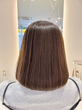 ラルーナアレックス 明石店(la luna alex) 白髪悩み解決!【水素カラー×バイカルテ】上品ボブ