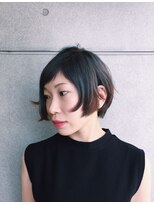 クリープ(Cleep)&nbsp;ショートバングレイヤーボブ☆ダークアッシュグレー