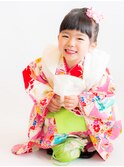 七五三3歳着付け/ヘアセット/メイク/着付け着物レンタル代々木