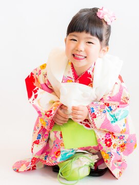ヘアーサロン ラフリジー(Loufreasy) 七五三3歳着付け/ヘアセット/メイク/着付け着物レンタル代々木
