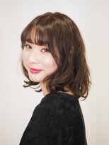 ルーツ(roots)&nbsp;シースルーバングのフェミニンヘアー