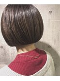 ミニボブ×ハイライト×イルミナカラー【伊勢崎イルミナカラー】