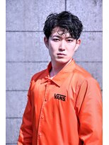 ブーケ(BOUQUET)&nbsp;くせ毛風パーマ・ソフトツーブロック・ワイルドアップバング