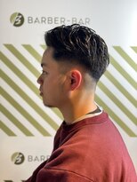 バーバーバー アカバネ(BARBER-BAR AKABANE)&nbsp;フェードサイドパートスタイル【BARBER-BAR】