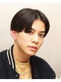 10代20代/トランクスヘア/センターパート/ツーブロック/理容室