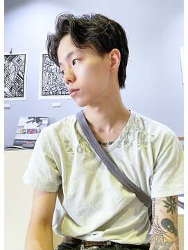 サル 代官山(SAL) 【SAL】センターパートだけどパーマは強めのやつ＊菅原誠＊