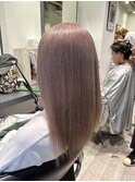 ツヤ感透明感抜群!パールミルクティー♪朝長