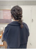 編みおろしヘアセット♪《misaki》