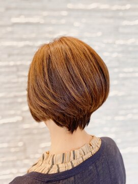クール ヘアー ギャラリー 神明町店(COOL Hair gallery) 大人ショート 前下がり風 ショートボブ