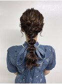 玉ねぎヘアアレンジ