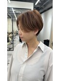 浦和ショートヘアショートカット白髪ぼかし白髪染めボブ40代50代