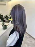ラベンダーシルバーハイライト