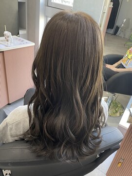 ジエクト カナウ(The Ect canow) オリーブグレージュ/グレージュ/赤み消しカラー/レイヤーカット