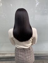 キュア 表参道(CURE)&nbsp;黒髪/グレージュカラー/ココアベージュ/ヘルシーロング[表参道]