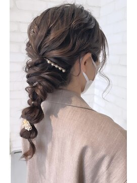 ルノン フィージュ(LUNON fieju) ヘアセット/お呼ばれヘア/あみ下ろし