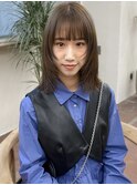 ブリーチなしダブルカラー20代30代40代グレージュレイヤーカット