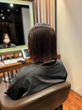 アリレイナ美容室 鎌倉店(ARIREINA) 鎌倉大人ショートボブ顔回りレイヤーカットくびれショート40代