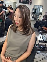 キング 枚方店(K!ng)&nbsp;縮毛矯正髪質改善ハイライトレイヤーカット枚方美容室エクステ