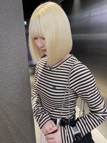 ペレ 栄店(PELE) 黒髪/ボブルフ/ネビージュ/小顔/ワンレン/栄/髪質改善/前髪