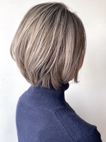 モリオフロムロンドン 原宿本店(morio from London) 【morio原宿】大人　レイヤーボブ　バレイヤージュカラー　