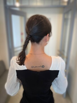 リラ(LILAC) タイト編みおろし