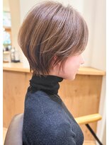 ルエ(rue) ショートウルフ×ひし形ショートボブ×前髪あり20代30代40代60代