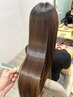 《乾かすだけでまとまる持続する艶髪》髪質改善トリートメント+カット￥16500