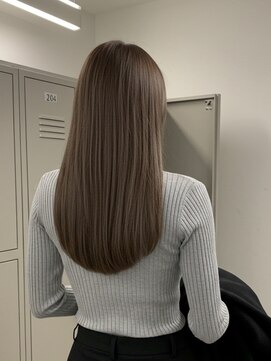 エル 新小岩(elu) 美髪/ワイドバング/レイヤーカット/くすみベージュ/新小岩駅