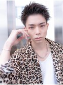 ソフトツーブロック／刈り上げ／メンズショート/ビジネス