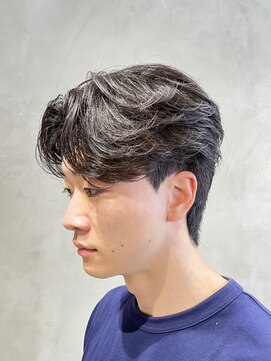 ニコ トウキョウ ヨコハマ(nico) センターパートニュアンスパーマ