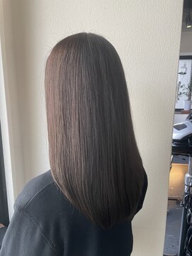 ケイトブラウン(KATE BROWNE) アッシュ/髪質改善トリートメント/ストレート/セミロング/薬院