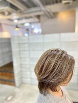 ルーファス 恵比寿 渋谷(Ruufus)&nbsp;大人の白髪活かしハイライト　　2504