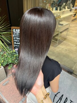 アース 豊橋店(HAIR&MAKE EARTH) 高発色!透明感カラー+艶トリートメント