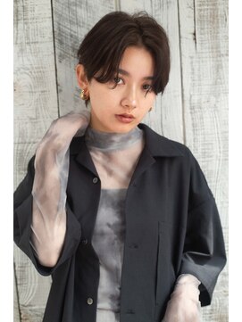 ロンドロゼ 池袋(Lond rose) ♪ミニウルフレイヤーカット顔周り前髪韓国ショートボブ/池袋