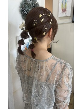 グランジュテ(grandjute) ヘアセット　成人式　メイク　着付け　まつげパーマ　那覇