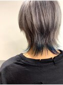 シルバーウルフ10代20代30代ベリショショートカットメンズカット