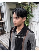 【ニュアンスパーマ】ナチュラルな毛流れパーマ