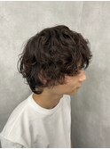 プードルパーマ風、メンズパーマ
