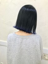 アネラ(Anela)&nbsp;裾カラーネイビーブルー